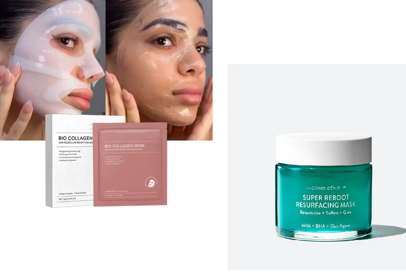 Bundle of Resurfacing Mask and Collagen Waterfacial Mask